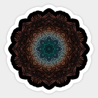 Copper Mandala Sticker